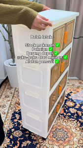 【Limited-Time Flash Sale】FINNA Foldable Storage Cabinet With Wheels Plastic Kitchen Organizer Home Drawers For Clothes Wardrobe Dorabox Strong load-bearing