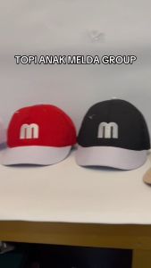 Topi Anak 3-12 Tahun Bordir Logo M Terbaru Hat Distro Combinasi Pet Pendek (COD)