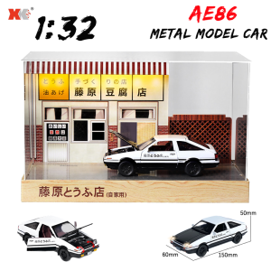 Gift Ideas for Car Enthusiasts: 1/32 Scale Pull-Back Toy Car & Initial D Toyota AE86 Model