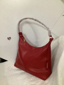 Red Bride Retro Large Capacity Underarm Bag Female New Year Fancy Minimalist Easiest for Match Chinese Style Commuter Shoulder Bag