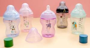 Tommee Tippee Closer to Nature Super Soft Teat Pink Unicorn 9oz (260ml) 1 pack or Twin pack - Bottle botol bayi botol susu