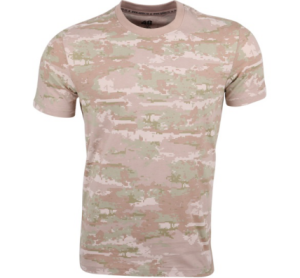 Loose Fit Mens Camouflage Short Sleeve T-Shirt round Neck Pure Cotton Fitness Running Tactical Top Breathable Sportswear