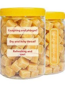 Refreshing Cough Soothing Candy Jar