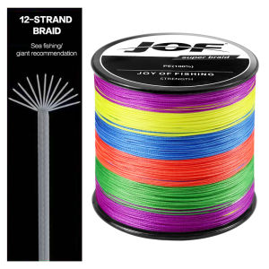 JOF | JOF PE Fishing Line X12 Super Strong Braided Wire 300m/500m/1000m Smooth Fishing Line for Sea Fishing
