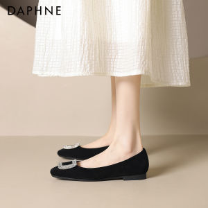 Daphne | Black Autumn New Style Comfortable Womens Flat Shoes