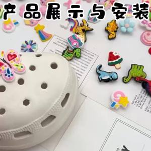 Cartoon Minecraft Shoe Buckles 38pcs Hole Design Shoe Flowers Accessories Intelligent Star Block World Shoe Parts DIY