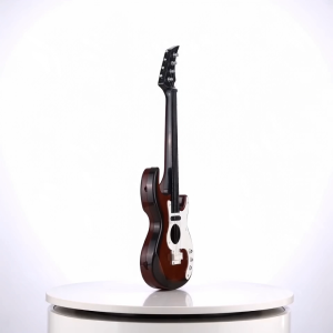 ammoon Children Simulation Bass Guitar 4-String Mini Musical Instrument Educational Guitar Bass Toy for Kids Beginners 19 inches