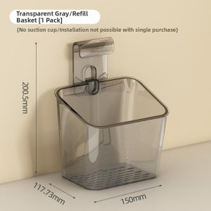 Garlic Ginger Onion Storage Basket No-Drilling Wall Mount