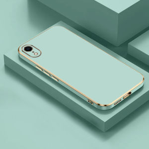 Casing hp iPhone XR XS Max aesthetic cewek Luxury TPU soft silicone fall protection back cover