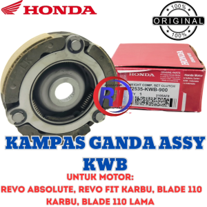 KAMPAS GANDA HONDA KODE KWB ASSY MOTOR BLADE REVO FIT KARBU REVO ABSOLUTE  DLL 100% ORIGINAL GARANSI