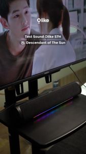OLIKE S7H Speaker Bluetooth + LED Input USB/TF/AUX 1800mAh Dynamic Sound And Powerful Audio Bass Max Stereo