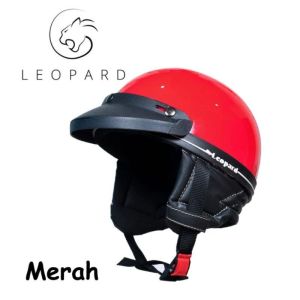 helm chip bogo merah pet