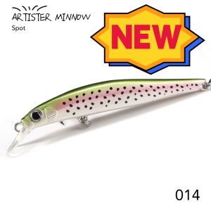 Hunthouse Artist Minnow Fishing Lure 80mm 8.5g Sea Fishing Sinking BaitS Jerkbait Wobblers Twitch Action For Trout Bass LW401