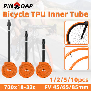 PINMOAP Road Bike Inner Tube Ultra Light TPU Thick Anti Puncture French Air Valve 45/65/85mm Durable And Essential For Cycling