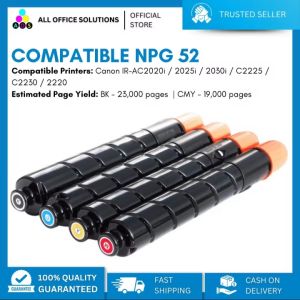 Premium Toner Cartridge NPG52 GPR-36 C-EXV 34 CYMK Toner for IR-AC2020i/2025i/2030i/C2225/C2230/2220 Compatible 1 SET