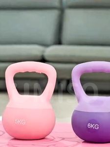 UMISO Premium Soft Kettlebell Gym Weight Training Kettlebell Elastic Shell Home Fitness Equipment Kettlebell