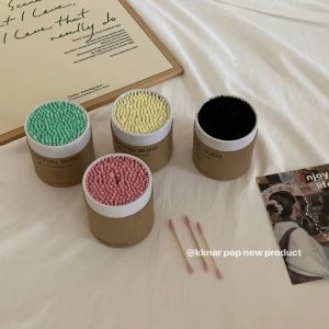 Environmental-Friendly Material ~ 200 Cotton Swabs Disposable Sanitary Ear Picking Makeup Makeup Removal Special round Pointed Double-Headed Cotton Rod