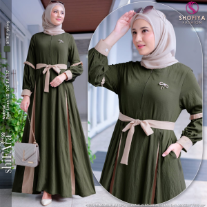 Gamis Wanita Shifara Dress Pesta Mewah Busana Muslimah Dewasa