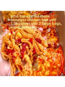 Boneless Chicken Feet Snack 2 Large Buckets