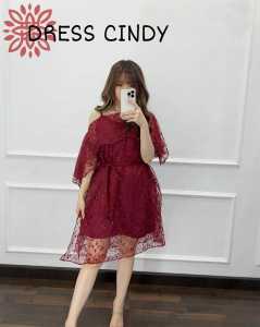 ED-DRESS CINDY TILE MUTIARA: Dress Wanita Berkualitas Tinggi