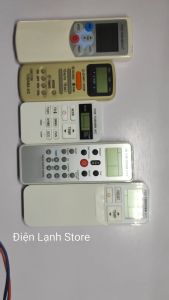 Remote máy lạnh Toshiba các loại. (Tặng kèm cặp pin).
