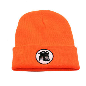 New embroidery men and women Dragon Ball cartoon Wukong knit hat Master Roshi warm wool hat hooded peas hat. cosplay anime