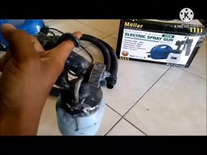 kompresor mini cat semprot tembok motor mobil dan furniture