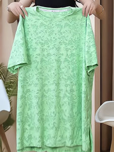 Fashionable Short Sleeve T-Shirt Womens Spring Summer Beautiful Versatile High-End Feeling Commute Korean Style Top