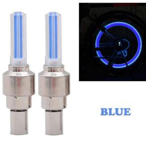 1Pair LED Bicycle Valve Light Neon Bicycle Spoke Light Bicycle Tire Valve Light Night Riding Warning Light Bicycle Accessories