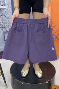 Summer New Arrival Mesh Plaid Quick-Drying Shorts Womens Western Style All-Matching Casual Pants Loose Slim Looking Fifth Pants Sports Shorts