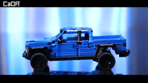 CaDA Smash Off Road Pull back Vehicles Brick DIY 1:18 Scale Vehicles Set C52029W