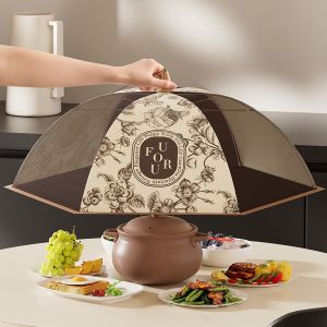 Foldable Food Cover Lid Tablecloth Home Use Leftovers Storage Mosquito Proof Dining Table Dust Cover North Europe Style