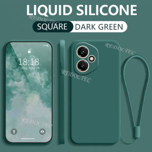 Casing For VIVO Y39 5G Matte Soft Case With Lanyard Silicone Wristband Phone Cover With Strap Hanging Rope