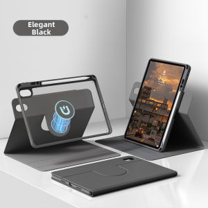 MENGMU | Protective Case for Tablet With Pen Slot Anti-Drop Magnetic Split Rotatable