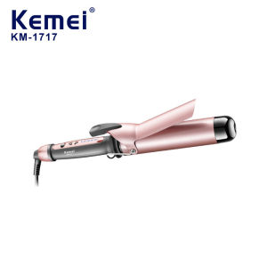 Kemei | Máy Làm Xoăn Tóc Điện KEMEI KM-1717 Dành Cho Nữ Có Điều Chỉnh Nhiệt Độ Mâm Nhiệt Gốm Bảo Vệ Tóc Dùng Được Cho Tóc Khô Và Tóc Ướt Sử Dụng Tại Nhà