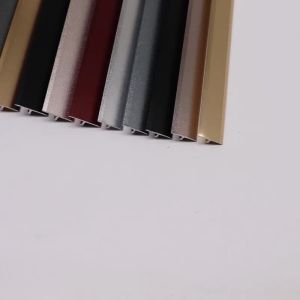 Aluminum T Type Strip Embedded Decorative Moulding Floor Threshold Closing Edge Layering Background Wall Self-Adhesive Type T Type Strip