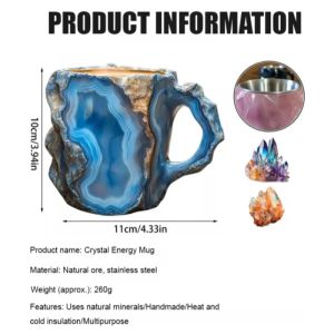 Mineral Crystal Coffee Mug: A Stylish & Functional Beverage Companion