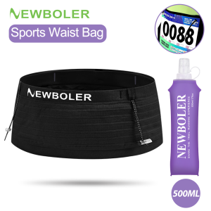 NEWBOLER Elastic Sports Waist Bag Pack Lightweight Running Race Number Belt For Triathlon Marathon Cycling Mountaineering Bag