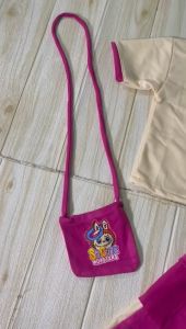 Setelan labubu anak perempuan/ONE SET crop anak umur 3-11 tahun model crop FREE TAS