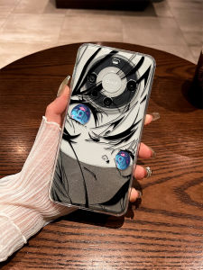 Liangrong Huawei Mate80Pro Phone Case Simple Line Art Animation Mate70 New Transparent 60 Lens Full Cover Maimang 30 Protective Cover