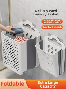 XIJIJIA | Foldable Wall-mounted Large-capacity Laundry Basket