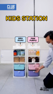 CLUB Kids Station - Tempat Penyimpanan Mainan Anak - Kotak Penyimpanan - Storage Box Furniture