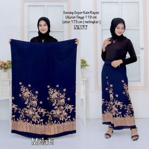 New sarung wanita motif melati sarung goyor bahan adem hitam polos sarung wanita dewasa