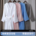 Pure Cotton Hotel Bathrobe Quick Dry Towel Material Men's Summer Kimono Adult Nightgown Four Seasons Universal 2025 Model. 