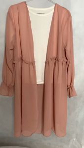 DELAYA OUTHER Ceruty babydoll (Hanya Luaran) Cardi Modern Casual Pakaian Wanita Kekinian Atasan Muslim Hijab Luaran Casual Outher Fashion Hangat Murah Outer Remaja Baju Terbaru 2022
