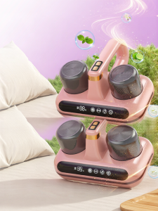 Handheld Ultraviolet Light Small Dust Mite Remover Machine High Suction Power Home Bed Use Wireless Charging Frequency Oscillation
