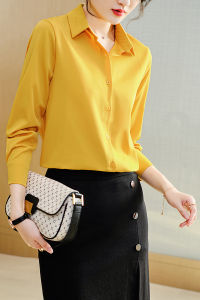 เสื้อเชิ้ตสาวอวบไหล่ตรงดูผอมเพรียวสำหรับผู้หญิงมีดีไซน์นิยมในคนกลุ่มหนึ่งคู่กับเสื้อกั๊กที่ทำงาน OL เสื้อเชิ้ตสไตล์เทพธิดาสำหรับผู้หญิงคนตัวเล็ก