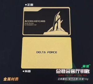 Thẻ Khóa Kim Loại Delta Action NFC Thẻ Phòng Khách Sạn Thẻ Khởi Động Trung Tâm Vũ Trụ Thẻ Tổng Giám Đốc Thẻ Khóa