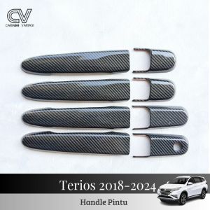 Cover Handle Pintu Mobil Terios 2018-2024 Carbon