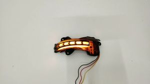 HONDA CITY/Jazz/Hrv/Brv/Crv/Odyssey/Accord Side Mirror Sequential Turn Signal LED DRL LIGHT Color (White+Amber) SMOKE LENS